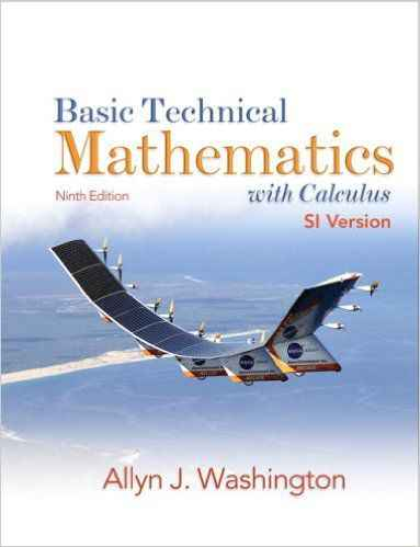 Basic Technical Mathematics with Calculus, SI Version, Ninth Edition, 9th Edition